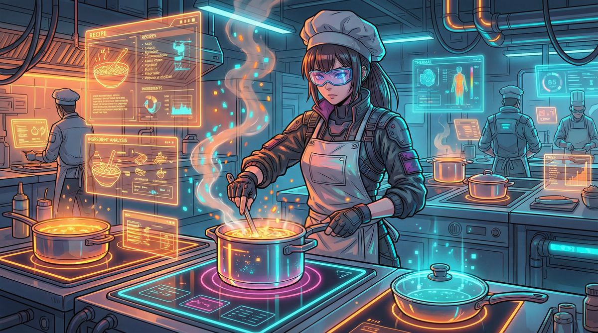 国产自拍美食动漫-赛博厨房